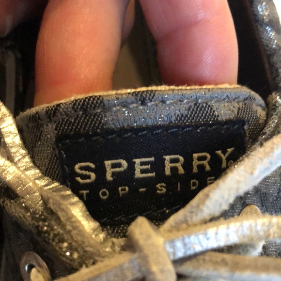 Sperry Top-Sider’s Cheetah W/ Sparkle. VGUC Leather Laces. Sz. 7 1/2 M Boat Shoe - Picture 11 of 11